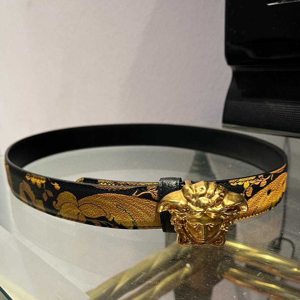 Versace authentic leather belt
